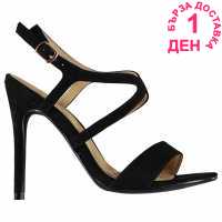 Full Circle Strappy Ladies Sandal Black Дамски сандали и джапанки