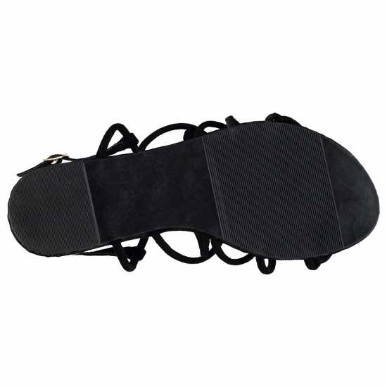 Дамски сандали и джапанки Full Circle Дамски Сандали Knot Ladies Sandals Black Full Circle Дамски Сандали Knot Ladies Sandals Black Дамски сандали и джапанки