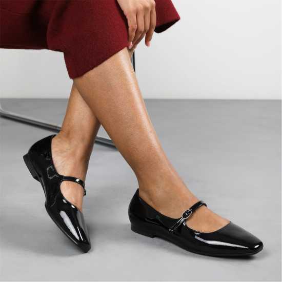 Wheres That From Mary Jane Flats With Buckle Strap  