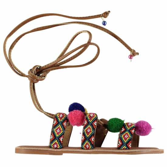 Soulcal Дамски Сандали Pom Pom Ladies Sandals Multi Дамски сандали и джапанки