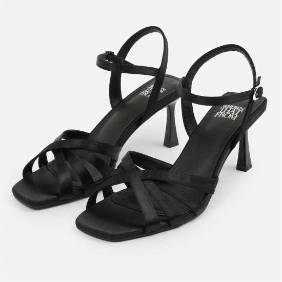 Wheres That From Women's Block Heel Court Shoes Черно Wheres That From Women's Block Heel Court Shoes Черно