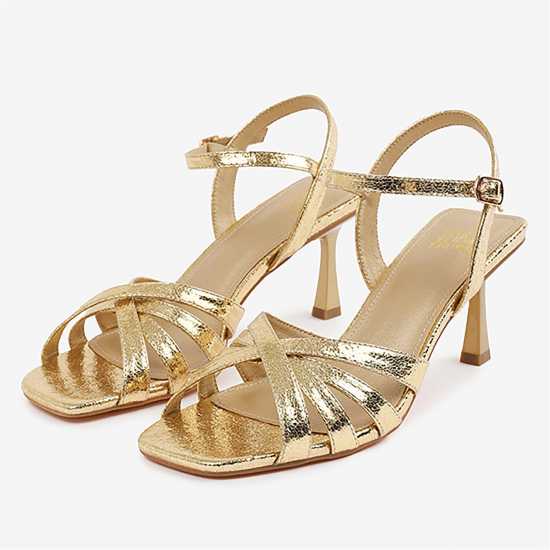 Wheres That From Women's Block Heel Court Shoes Злато 