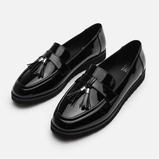 Wheres That From Women's Tassel Loafers Черен Патент Wheres That From Women's Tassel Loafers Черен Патент