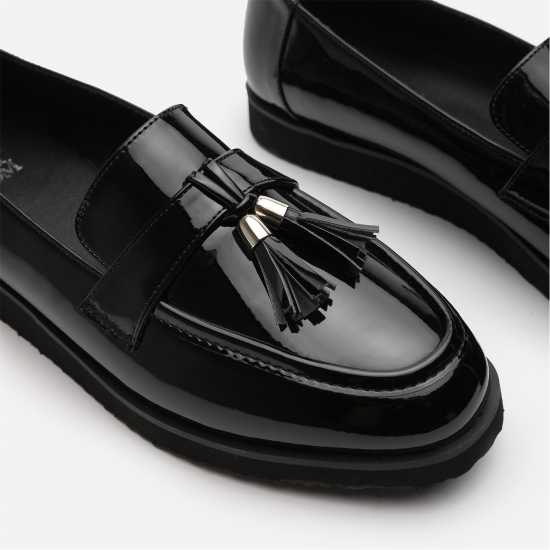 Wheres That From Women's Tassel Loafers Черен Патент Wheres That From Women's Tassel Loafers Черен Патент