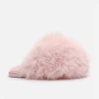 Wheres That From Fluffy Faux Fur Mule Slippers Wheres That From Fluffy Faux Fur Mule Slippers