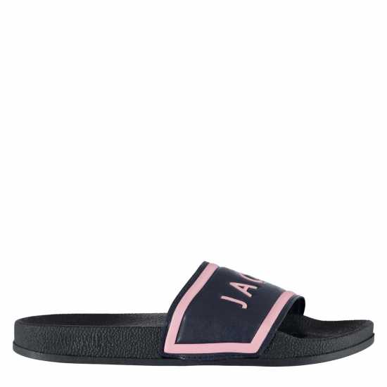 Дамски сандали и джапанки Jack Wills Logo Sliders Морска синьо Jack Wills Logo Sliders Морска синьо Дамски сандали и джапанки