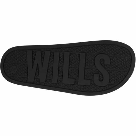 Jack Wills Logo Sliders Black Дамски сандали и джапанки