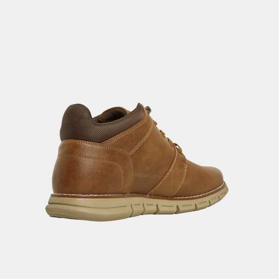 Deakins Боти Men's Deaks Jordan Flat Ankle Boots Tan Deakins Боти Men's Deaks Jordan Flat Ankle Boots Tan