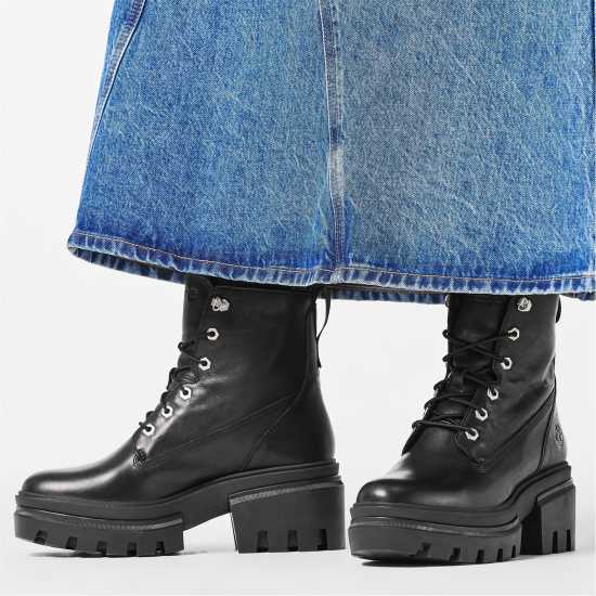 Timberland Здрави Ботуши Everleigh Mid Lace Up Boot Jet Blac Rugged Boots Womens Timberland Здрави Ботуши Everleigh Mid Lace Up Boot Jet Blac Rugged Boots Womens