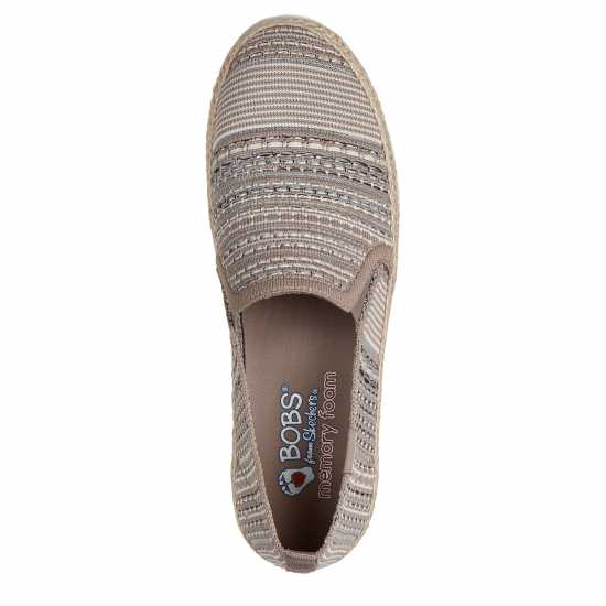 Skechers Women's Engineered Woven Twin Gore Slip On Espadrilles Multi 