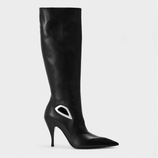 Off White Off Crescent Boot Ld99 Black/Silver Дамски ботуши