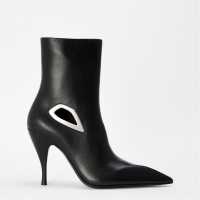 Дамски ботуши Off White Off Crescent Boot Ld99 Black/Silver Off White Off Crescent Boot Ld99 Black/Silver Дамски ботуши