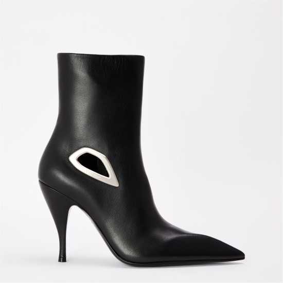 Дамски ботуши Off White Off Crescent Boot Ld99 Black/Silver Off White Off Crescent Boot Ld99 Black/Silver Дамски ботуши