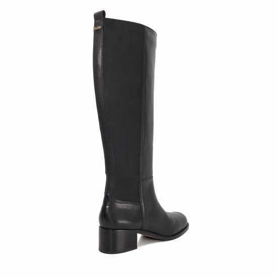 Дамски Високи Ботуши Dune London Women's Turner Knee High Boots Черна кожа Дамски Високи Ботуши Dune London Women's Turner Knee High Boots Черна кожа