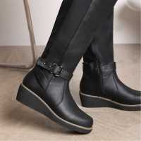 Дамски Боти Wheres That From Ayleen Boot Ld61 Black PU Дамски Боти Wheres That From Ayleen Boot Ld61 Black PU