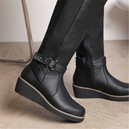 Дамски Боти Wheres That From Ayleen Boot Ld61 Black PU Дамски Боти Wheres That From Ayleen Boot Ld61 Black PU