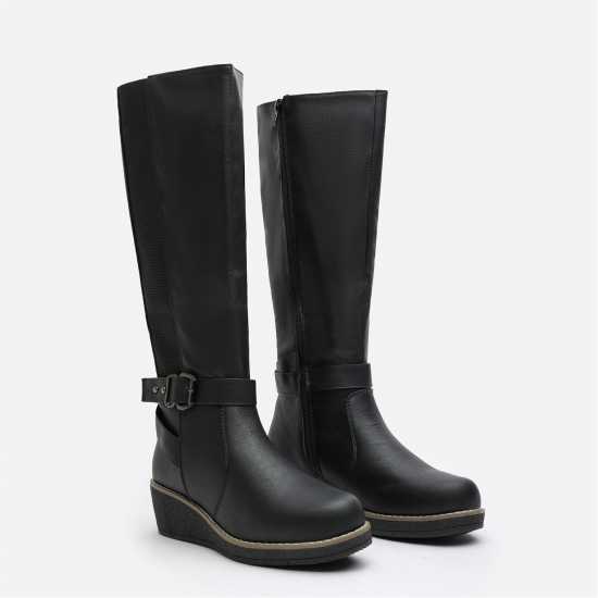 Дамски Боти Wheres That From Ayleen Boot Ld61 Black PU Дамски Боти Wheres That From Ayleen Boot Ld61 Black PU