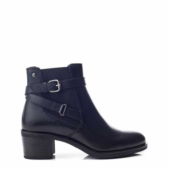 Moda In Pelle Боти С Ток Women's Libres Black Leather Ankle Heeled Boots Moda In Pelle Боти С Ток Women's Libres Black Leather Ankle Heeled Boots