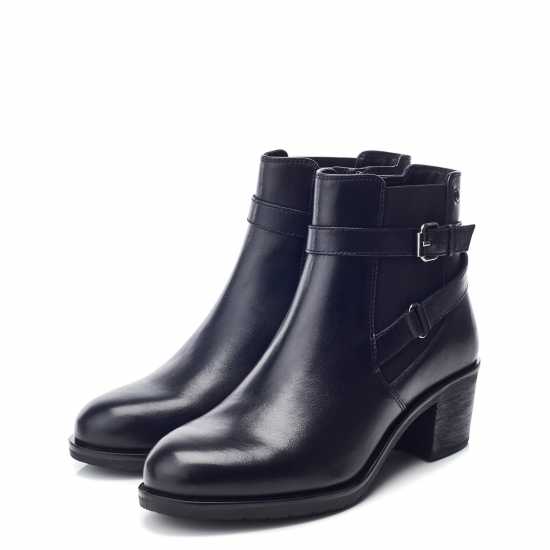 Moda In Pelle Боти С Ток Women's Libres Black Leather Ankle Heeled Boots Moda In Pelle Боти С Ток Women's Libres Black Leather Ankle Heeled Boots