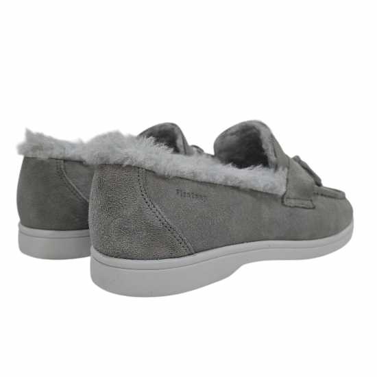 Firetrap Womens Loro Boat Shoes Light Grey 