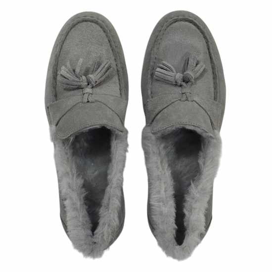 Firetrap Womens Loro Boat Shoes Light Grey 