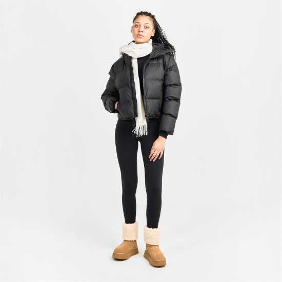 Steve Madden Ботуши С Топла Подплата Women's St. Moritz Snug Boots Chestnut 