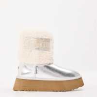 Steve Madden Ботуши С Топла Подплата Women's St. Moritz Snug Boots Silver 