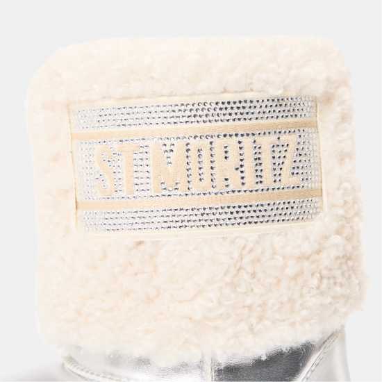 Steve Madden Ботуши С Топла Подплата Women's St. Moritz Snug Boots Silver Steve Madden Ботуши С Топла Подплата Women's St. Moritz Snug Boots Silver