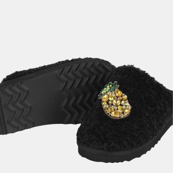 Biba Biba Embellished Slider Slipper Коктейл Biba Biba Embellished Slider Slipper Коктейл