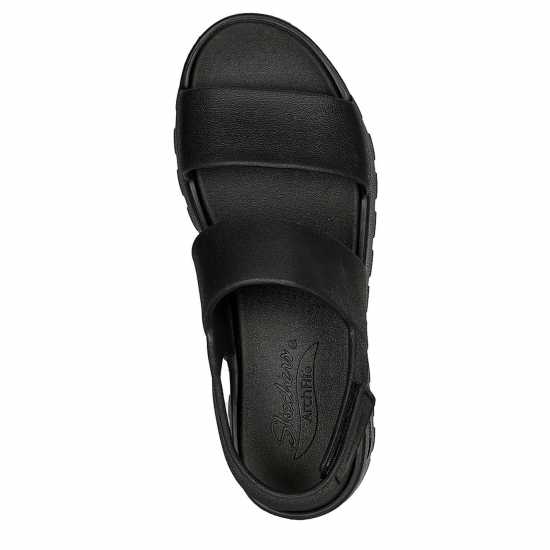 Skechers Arch Fit Footsteps Heeled Sandals Womens Skechers Arch Fit Footsteps Heeled Sandals Womens