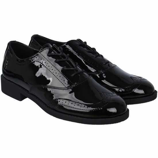 Miso Дамски Обувки Оксфорд Bobbi Ladies Brogues Black Patent Дамски обувки