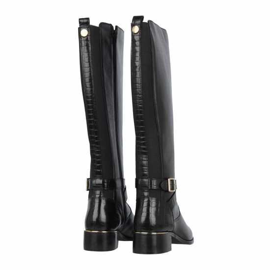 Biba Leather Croc Knee High Boot Biba Leather Croc Knee High Boot