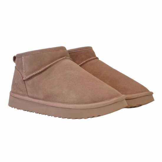 Ботуши С Топла Подплата Jack Wills Low Snug Boots Розово Дамски ботуши
