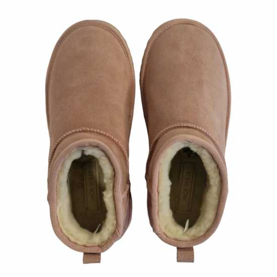 Ботуши С Топла Подплата Jack Wills Low Snug Boots Розово Дамски ботуши