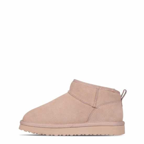 Ботуши С Топла Подплата Jack Wills Low Snug Boots Womens Тъмно розово Дамски ботуши