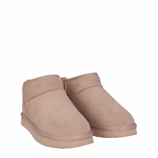 Ботуши С Топла Подплата Jack Wills Low Snug Boots Womens Тъмно розово Дамски ботуши