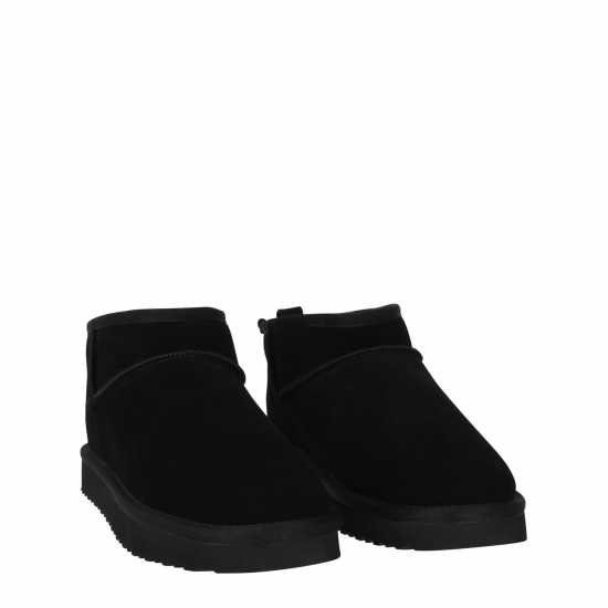 Ботуши С Топла Подплата Jack Wills Low Snug Boots Womens Black Дамски ботуши