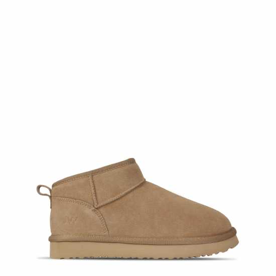 Ботуши С Топла Подплата Jack Wills Low Snug Boots Пясък Дамски ботуши