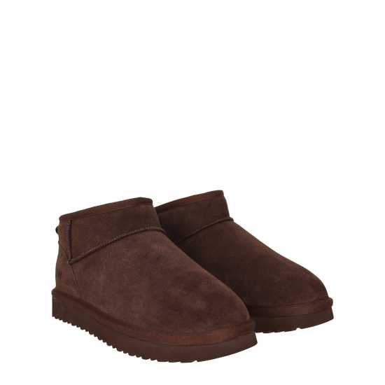 Ботуши С Топла Подплата Jack Wills Low Snug Boots Womens Кафяво Дамски ботуши