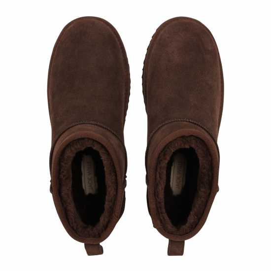 Ботуши С Топла Подплата Jack Wills Low Snug Boots Womens Кафяво Дамски ботуши