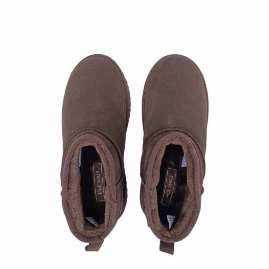 Ботуши С Топла Подплата Jack Wills Low Snug Boots Womens Шоколад Ботуши С Топла Подплата Jack Wills Low Snug Boots Womens Шоколад