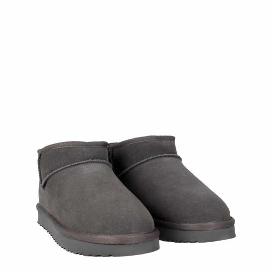 Ботуши С Топла Подплата Jack Wills Low Snug Boots Womens Grey Дамски ботуши