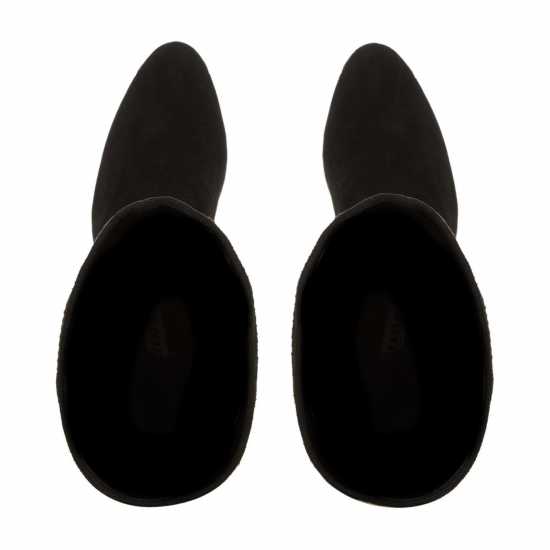 Siren High Block Heel Pointed Toe Boots  - Дамски ботуши
