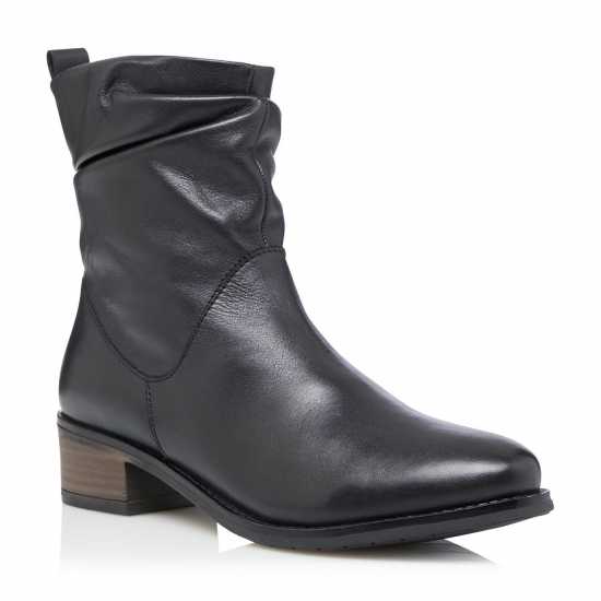 Боти Dune London Pagers Heeled Ankle Boots Черен Lth 484 Дамски ботуши
