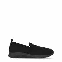 Wide Fit Knit Slip On Trainer