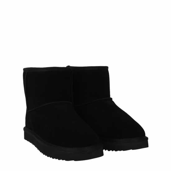 Ботуши С Топла Подплата Jack Wills Mid Snug Boots Black Дамски ботуши