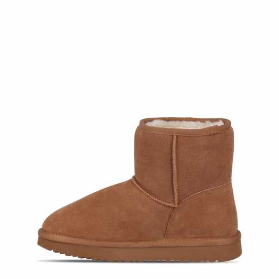 Ботуши С Топла Подплата Jack Wills Mid Snug Boots Tan Дамски ботуши