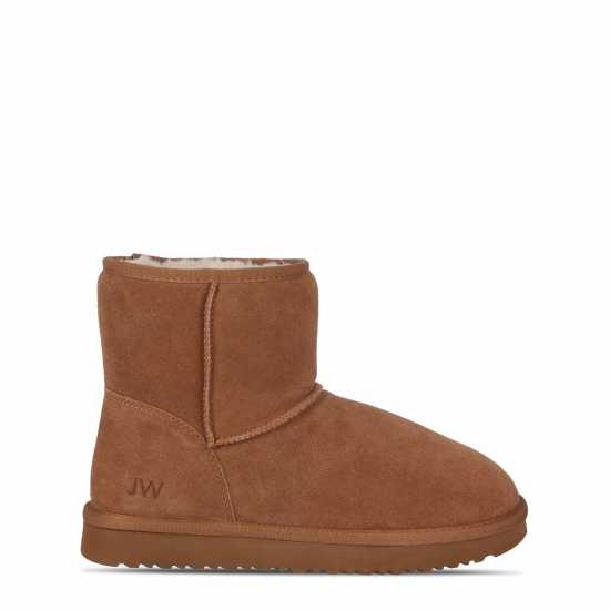 Ботуши С Топла Подплата Jack Wills Mid Snug Boots Tan Дамски ботуши