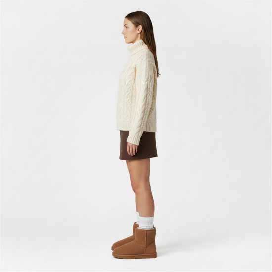 Ботуши С Топла Подплата Jack Wills Mid Snug Boots Tan Дамски ботуши