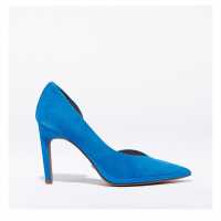 Reiss Reiss Alena Court Ld99 Blue Suede Дамски обувки